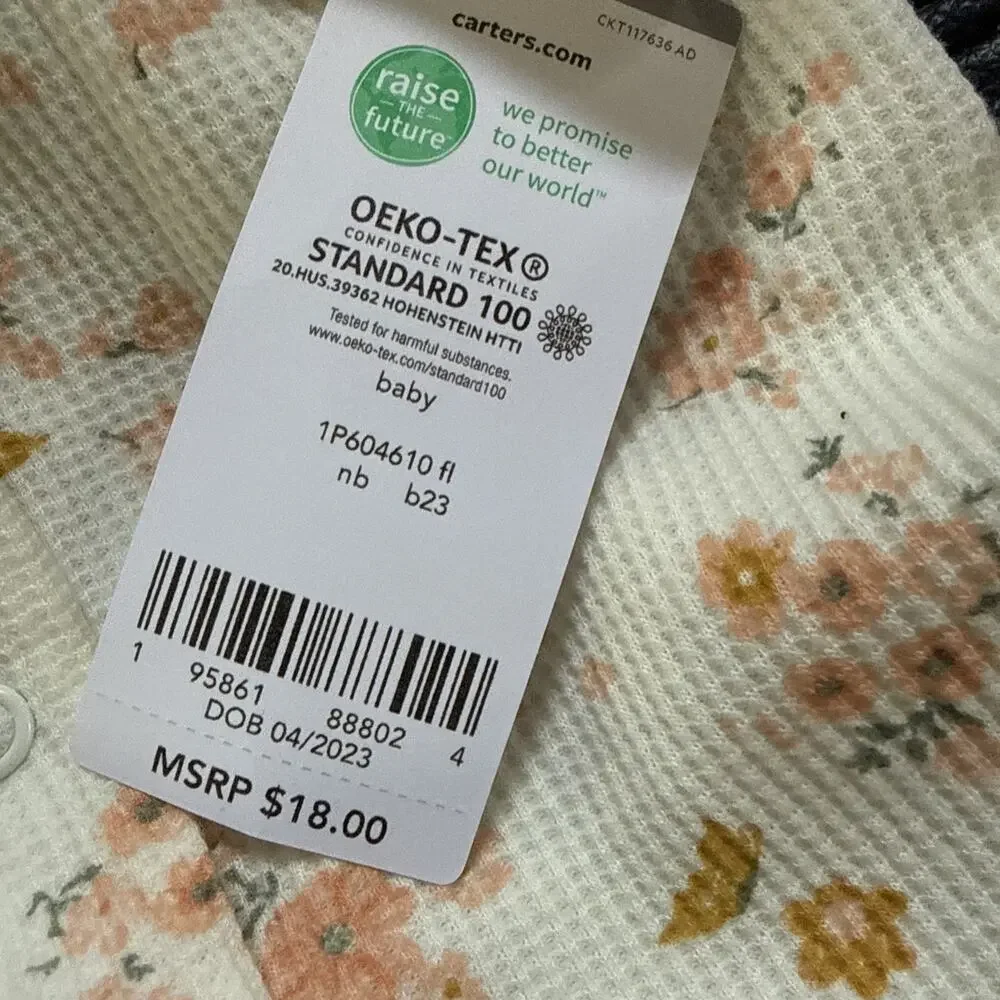 Carters Cotton Sleep and Play Pajamas Newborn